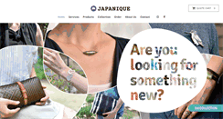 Desktop Screenshot of japanique.biz